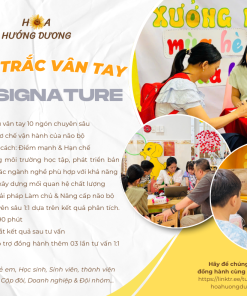 Gói Tư Vấn Sinh Trắc Vân Tay Chuyên Sâu SIGNATURE